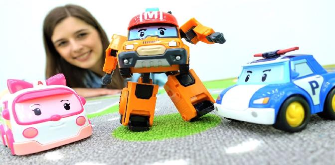 Видео для детей: #Игрушки РОБОКАР ПОЛИ. Toy Club - Робокары #Поли и #Эмбер ищут Робокара МАРК смотреть