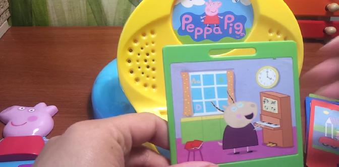 Видео обзоры игрушек - Игра Свинка Пеппа с картриджами смотреть