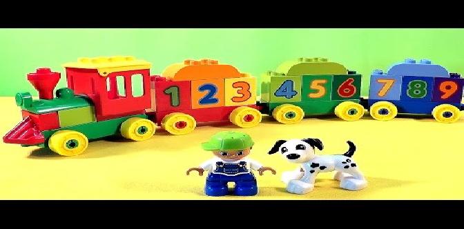 Конструктор Лего поезд с цифрами. Lego Duplo Number Train