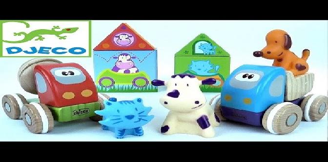 Машинки Чико (Chicco) строят домики для животных - Мультики Носики Курносики