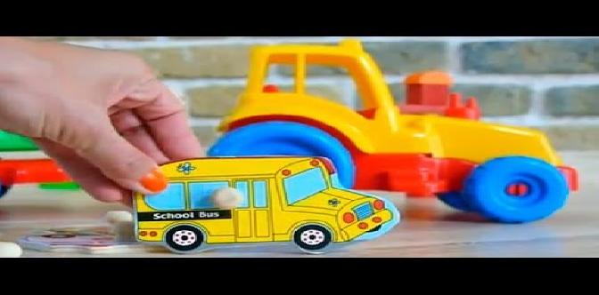 Машинки и Транспорт. Паззлы для Детей. Развивающее видео малышей