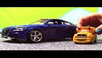 Мультфильмы про машинки - Ауди, автобус и спорткар - Игрушки Бураго