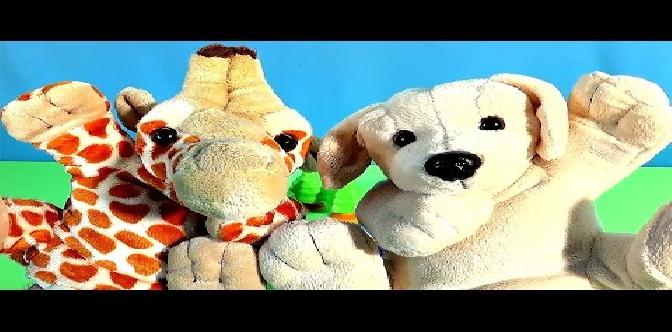 Развивающие мультфильмы - собачка Кекс и жираф Тянь-Тянь