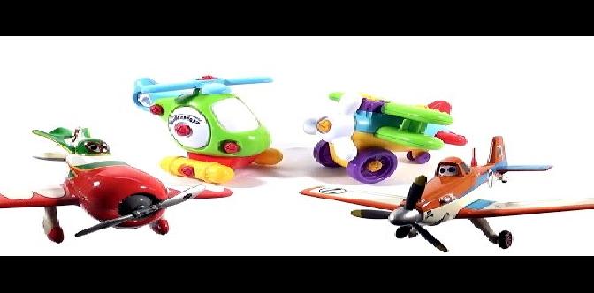 Развивающий мультфильм Самолёты Аэротачки и набор Строй и Играй (Build and Play)