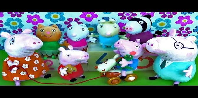 Свинка Пеппа учит Джорджа считать - Peppa Pig. Учим цифры