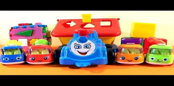 Веселые грузовички - учимся убирать игрушки